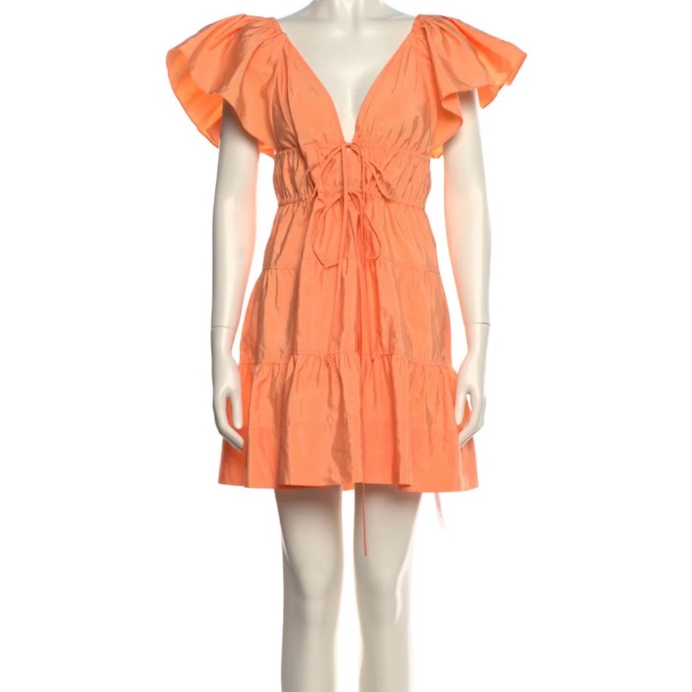 A.L.C. Vibrant Orange Mini Dress